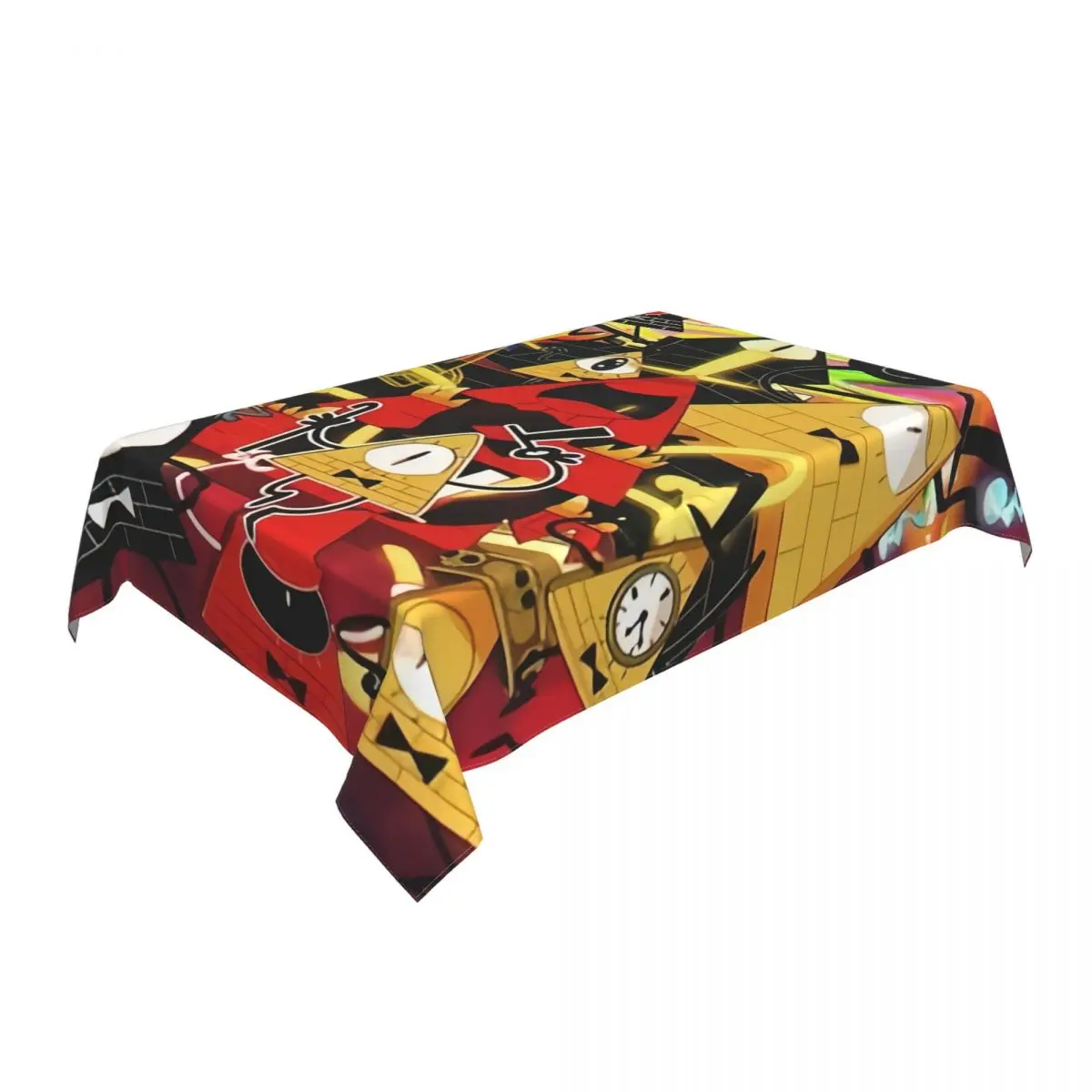 Custom Rectangular Disney Anime Gravity Falls Tablecloth Fit 40