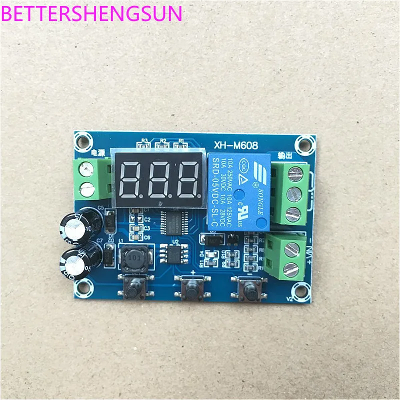 XH-M608   Battery Charge and Discharge Module Integrated Voltmeter