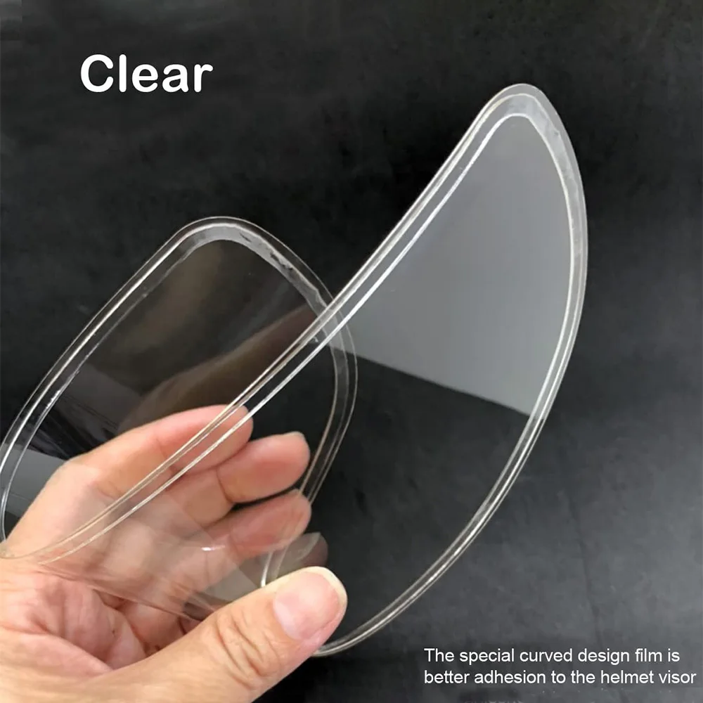 New Universal Motorcycle Helmet Clear Patch Film Anti-fog and Rain Film Nano Coating Sticker Film Helmet Motocross