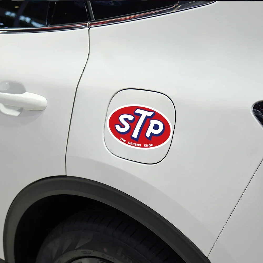 

2Pcs STP Racers Edge Vintage Oil Original 1960's 70's Racing Style Car Sticker Richard Petty Vinyl Decal Auto Tuning Accessories
