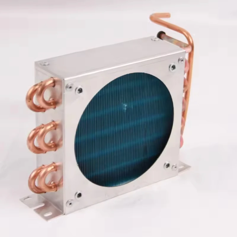 Aluminum Finned Evaporator Coil for Air Conditioning Systems Internal Circulation Wire Tube Refrigeration Heat Exchanger
