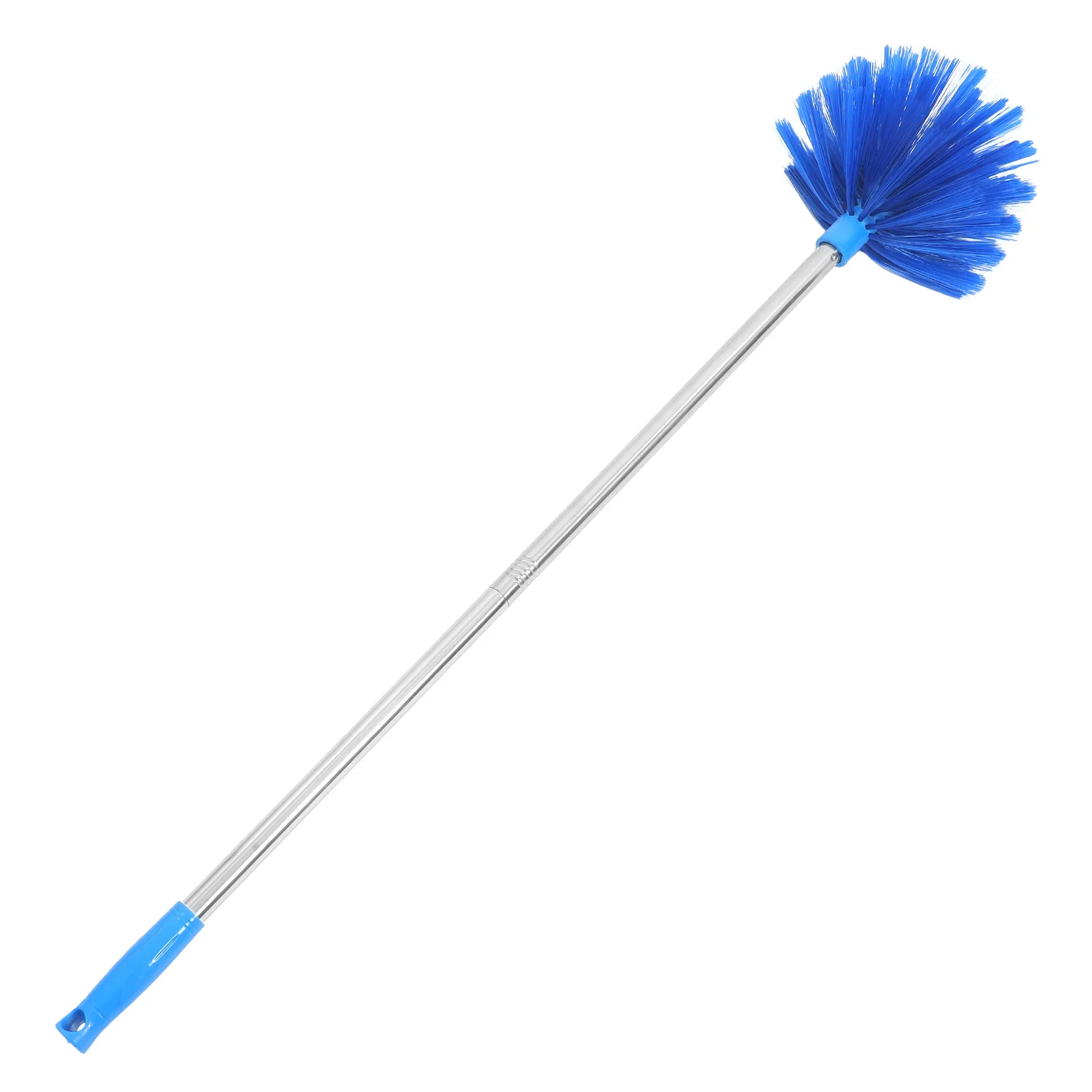 

Extendable Spider Web Brush Duster Lightweight Steel Pole Adjustable For High Ceilings Indoor Outdoor Efficient Dust