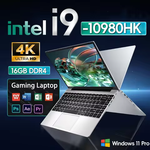 Gaming Laptop Windows 11 Pro Intel core i9 10980hk 16GB RAM 1/2TB SSD 1920*1080 Notebook computer Office notebook laptop