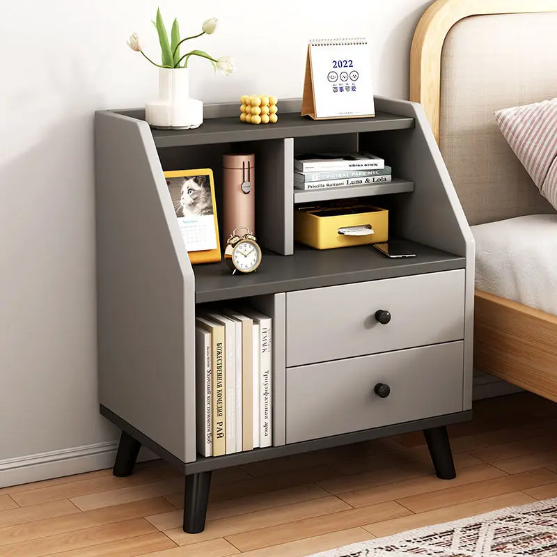 Simple bedside table bedroom storage  Simple modern bedside  economical locker bedside cabinet filing