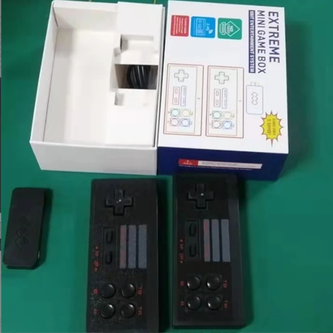 휴대용 레트로 게임 스틱, Y2 플러스 USB 무선 휴대용 TV 비디오 콘솔, NES 레트로 덴디 콘솔, 818 게임 내장
