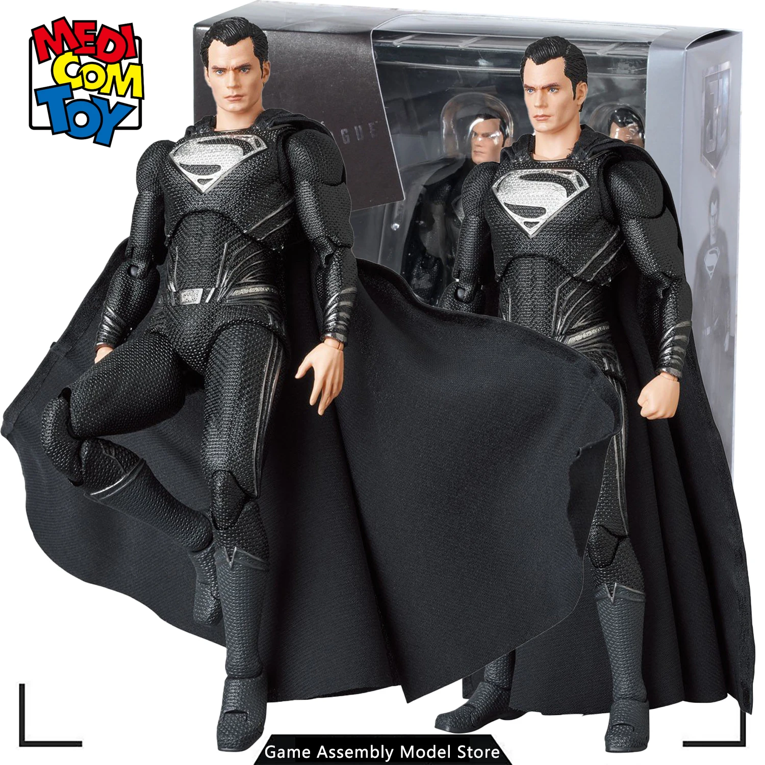 

MAFEX Original Genuine Assembly Model Kit No.174 Superman Zack Snyder Justice League Ver Movie Movable Doll Toy Collection 160mm