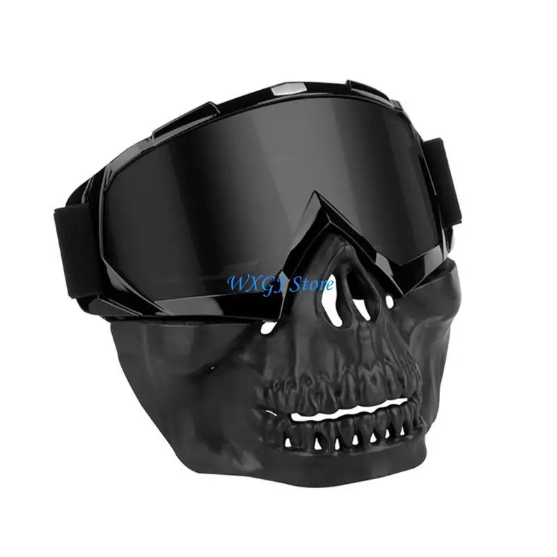 

37JE Retro Windproof Goggles Breathable Eyewear Face Cover for Motorcycle Face Cover