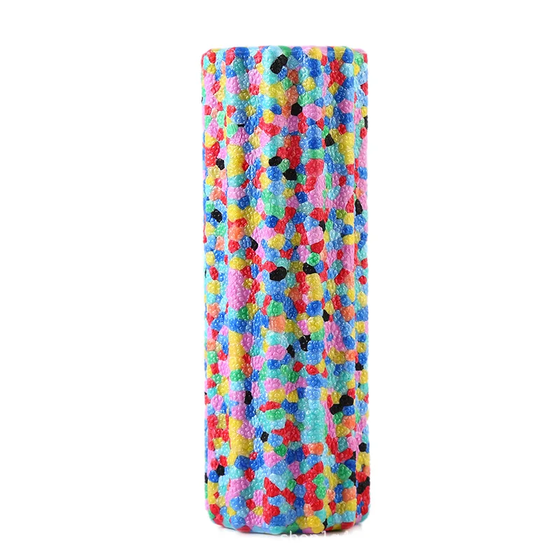 5.3x15cm Colored Yoga Foam Roller Soft Texture Durable Pilates Muscle Massager Roller Mini Yoga Column Gym Exercise Equipment