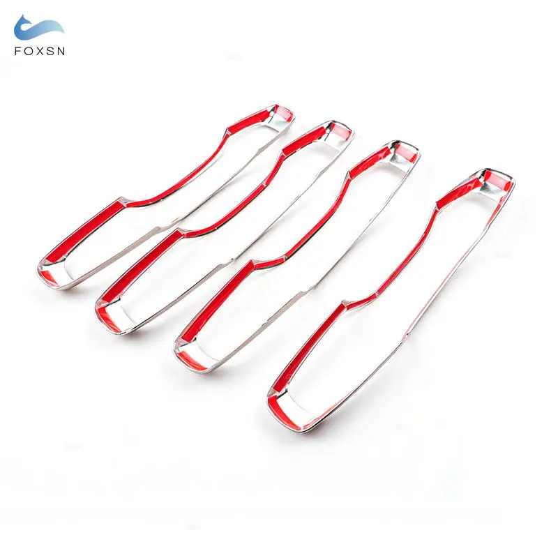 

Комплект из 4 накладок на внешние дверные ручки из АБС-пластика для Volvo XC60 2018-2025 гг.