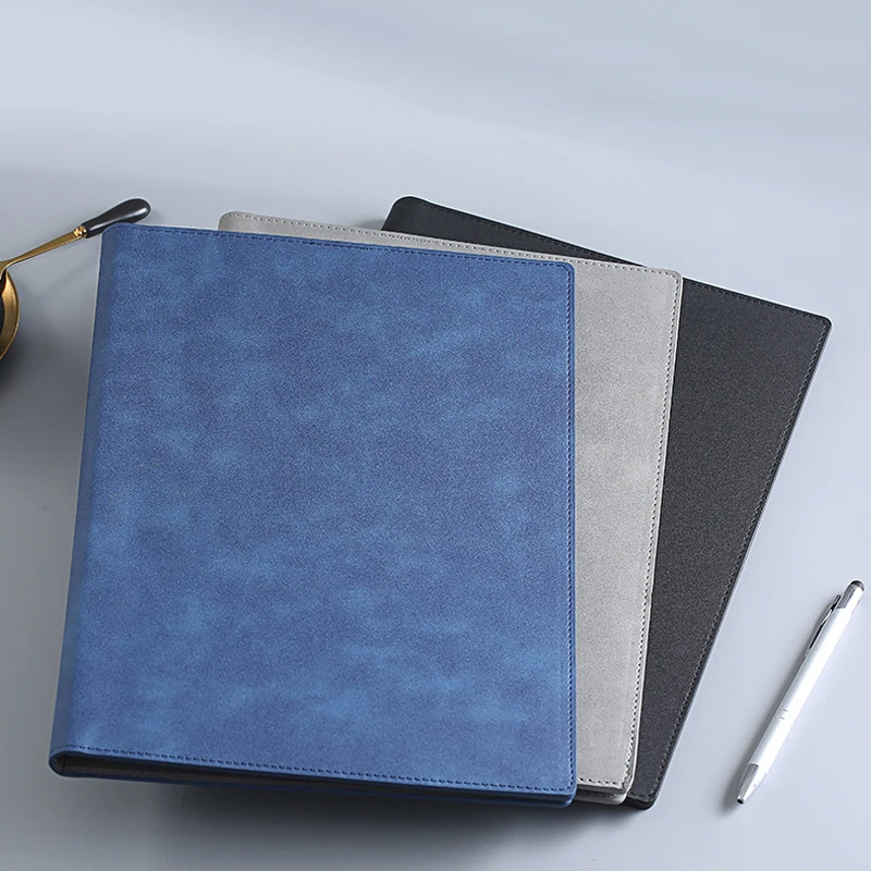 A4 Couro Magnetic Office Portfolio Multifuncional Clipboard Pasta Business Conference Meeting Document Holder 12.9x9.6in