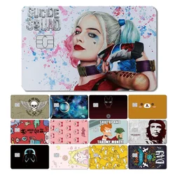 Cartoon Anime Wood Movie Panda Stone PVC Front Film Skin Sticker Cover for Small Chip Debit Credit Card No Fade