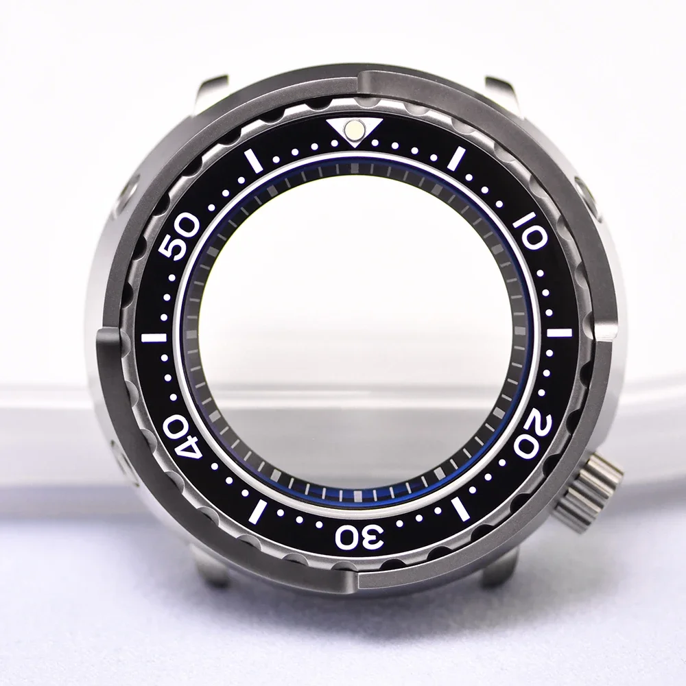 

HEIMDALLR Watch Titanium Tuna SBBN031 Watch Case Ceramic Bezel Sapphire For NH35/nh36 automatic Movement tuna can resist watch