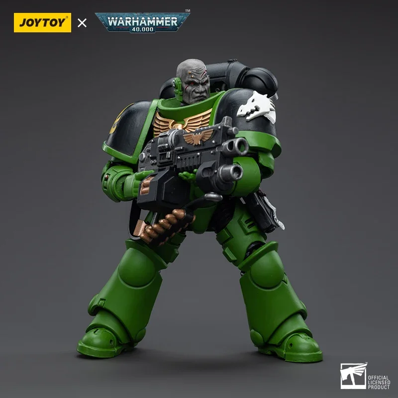 In Stock JOYTOY WARHAMMER Salamanders Assault Intercessors Sergeant Krajax Tsek\'gan Brother Haecule Tol\'vak Robot Action Model