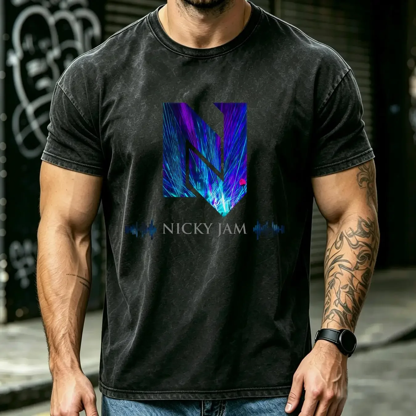 washed T Shirt nicky jam blasting blue Baseball cap Snapback Caps Knitted Hat vintage Washed Stylish designer clothes