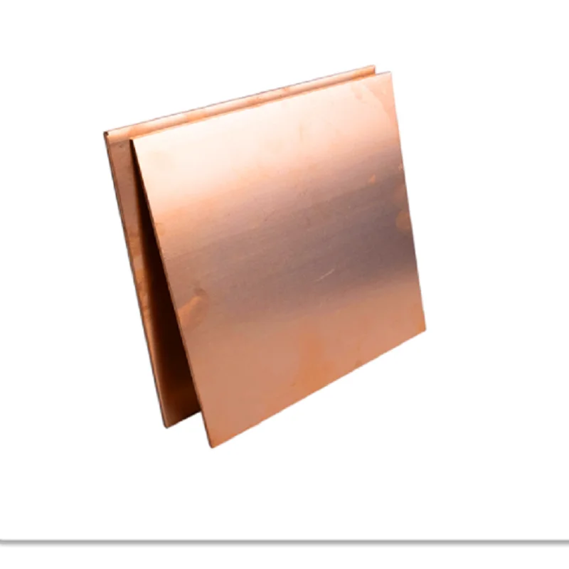 4mm Thick T2 Copper Sheet Plate Panel Customized Multiple sizes available