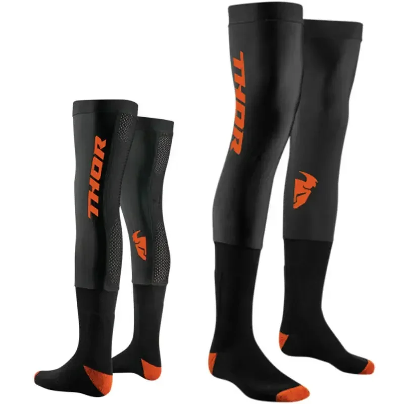 

2020 Motorcycle Compression Knee Brace enduro Socks Top Motocross Socks MTB ATV MX Knee Protection Sport moto socks TH