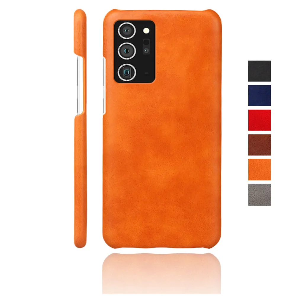 Slim vegan leather case for Samsung Galaxy Note 20 ultra S20 fe S21 Ultra S 10 E Lite 9 8 S9 S8 Plus A51 A71 5g