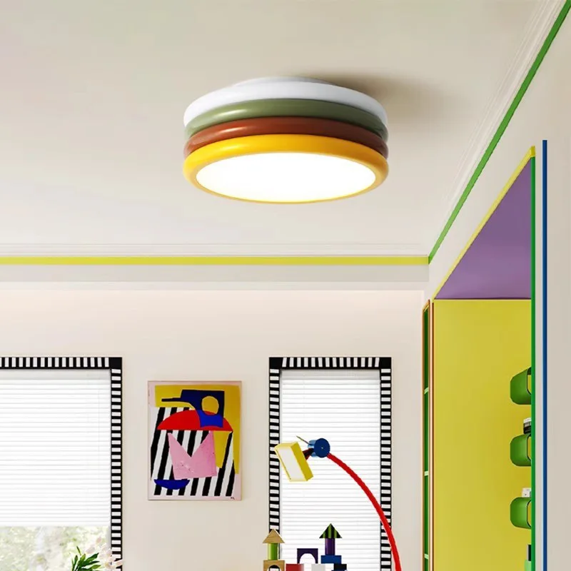 Eye Protection Children's Room Light Cream Style Bedroom Light Creative New Master Bedroom Antique Style Ceiling Light