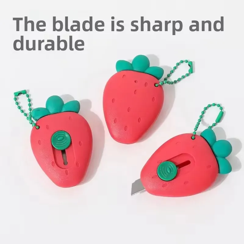 1 Piece Mini Fruit Shape Practical Craft Knife Portable Student Paper Cutting Tool Used For Unpacking And Opening Letters