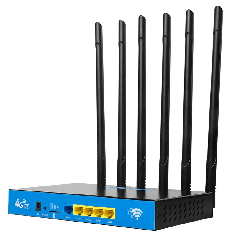 4G Giga Port Router Industrial Grade Firewall Router 6 Lan Port Core Routers1200M Dual Frequency 2.4G&5G WiFi Router