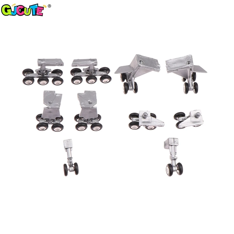 5Pcs/set B747 A380 Aircraft Airplane Airliner Model Landing Gear Wheels And Stand Base Accessories Display