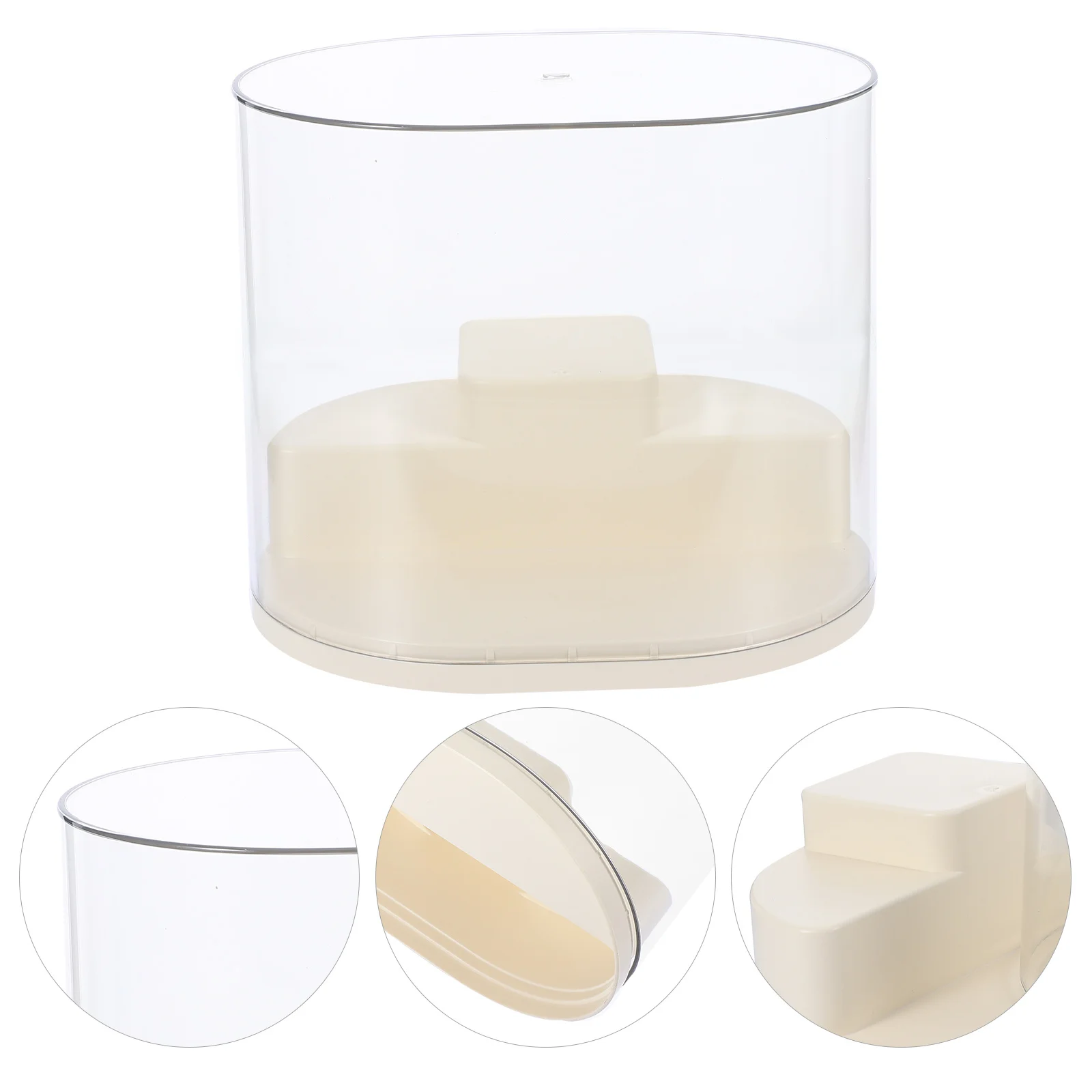 

Small Clear Display Box Protective Dome for Action Figures Collectibles Transparent Showcase Display Case Storage Holder