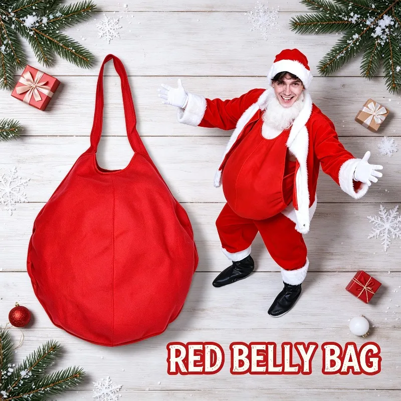 Santa Claus Fake Belly Clothing and Accessories Are Perfect for Stage Performances Shopping Mall Events and Holiday Role-playing