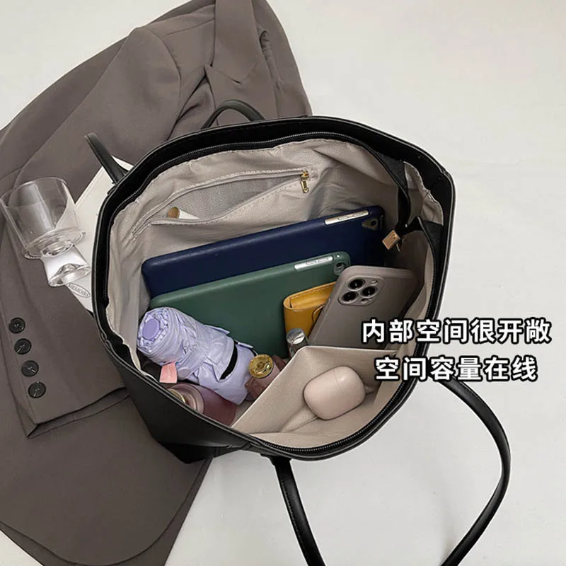 Ladies' Handbag 2026 Elegant And Minimalist Tote Bag New High-Capacity Commuting Shoulder Bags Crossbody Bags