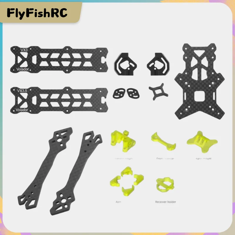 

FlyFishRC Volador VX3 VX3.5 Запасные части рамы для RC FPV Drone