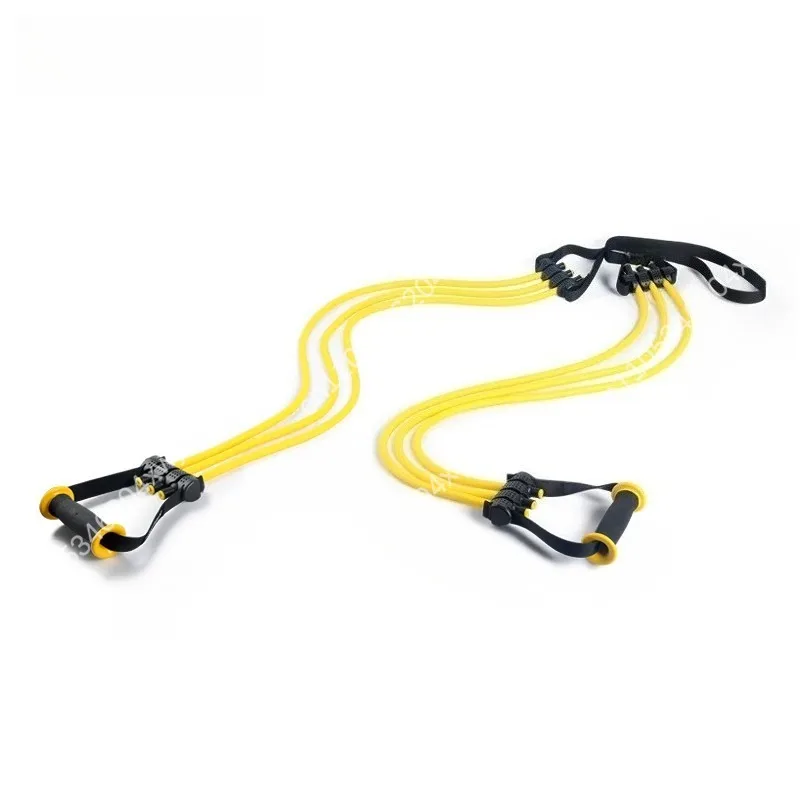Elastic Resistance Bands with Handles Pull Rope Exercise Tube Home Gym Fitness Strength Training Equipment Set