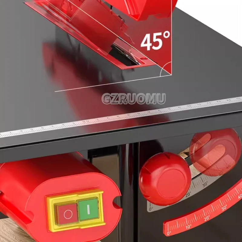 8 - Inch Multifunctional Cutting Machine - Brushless Woodworking Table Saw and Household Chainsaw with Aluminum Miter Saw Functi