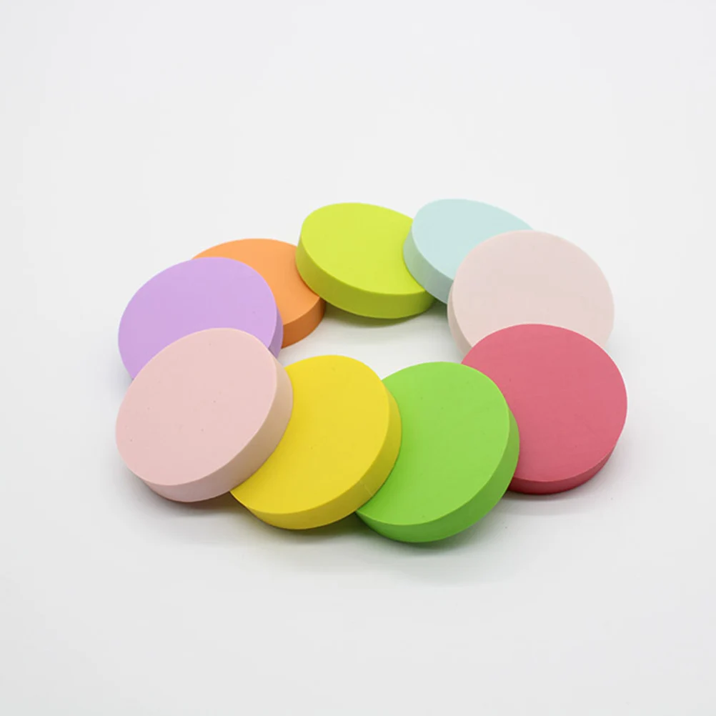 

10PCS Professional Hand Carved Rubber Stamps Brick Carved Rubber Brick Round and Square Rubber Stamp Tool (Random Color)