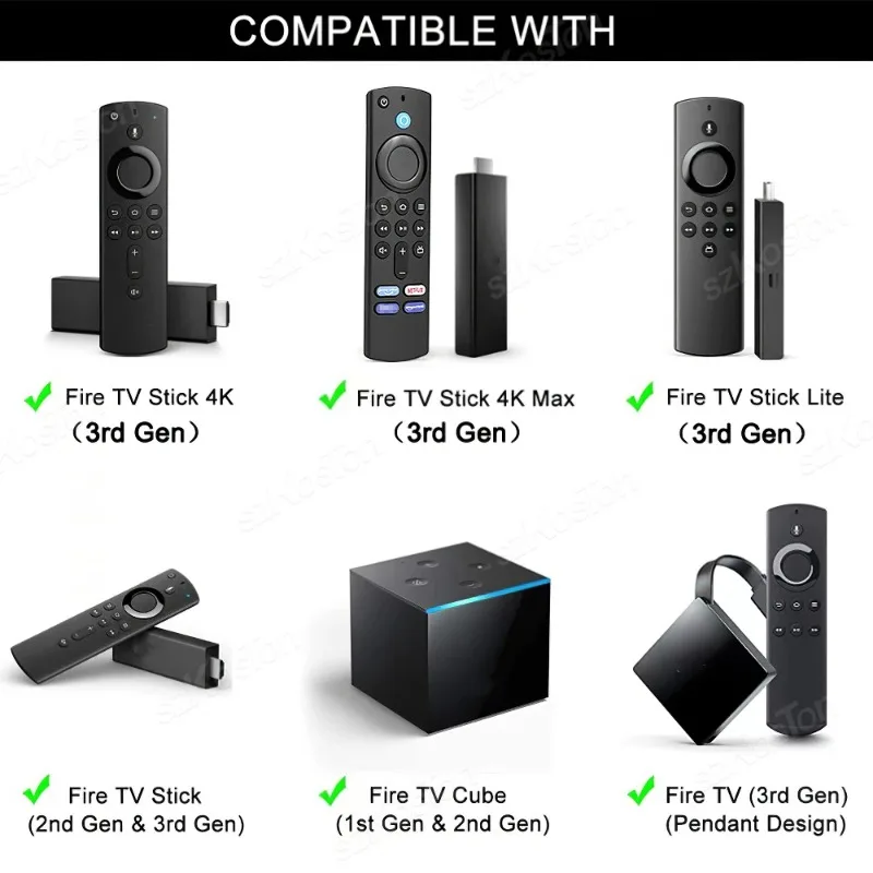 L5B83G Ersatz-Sprachfernbedienung für Fire Stick TV 3rd Gen Smart TV Stick 4K MAX Lite Fire Cube Remote Funktioniert mit Alexa – Detail 3