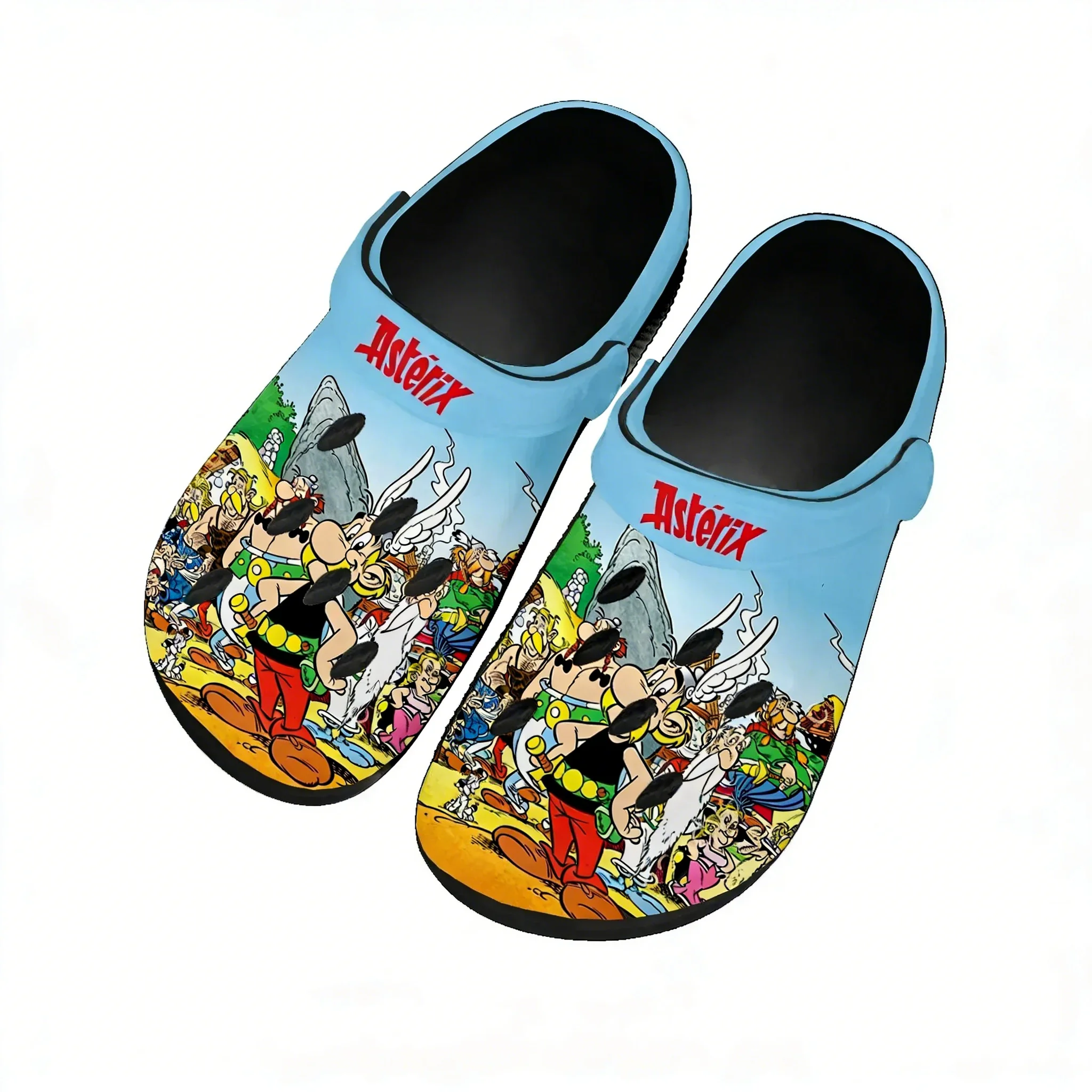 

Водные туфли Asterix Obelix для мужчин и женщин: удобные, модные, для дома и сада, сабо, сандалии на заказ, пляжные дышащие тапочки с отверстиями