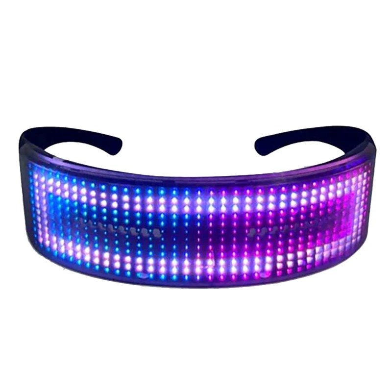 

LED Glasses LED Bluetooth Full Color Luminous Glasses For Parties Festival Christmas Halloween APP Control Glasses