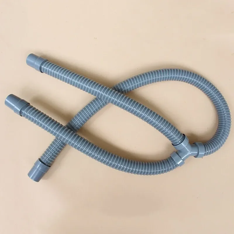 Double Sink Three-way Drain Y Pipe Motorhome Caravan Waste Water Outlet Kitchen Basin Pipe Barbed Hose Water Fuel Air Connector