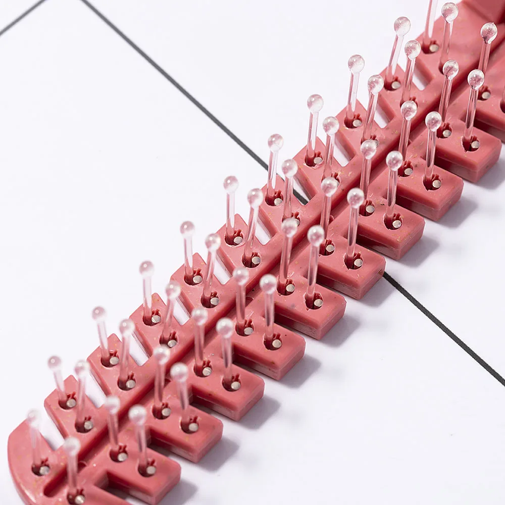 1 قطعة فرشاة تسريح الشعر المحمولة السفر طوي تدليك مشط الشعر مكافحة ساكنة تصفيف الشعر أداة التصميم النساء شخصية دبوس الشعر #5