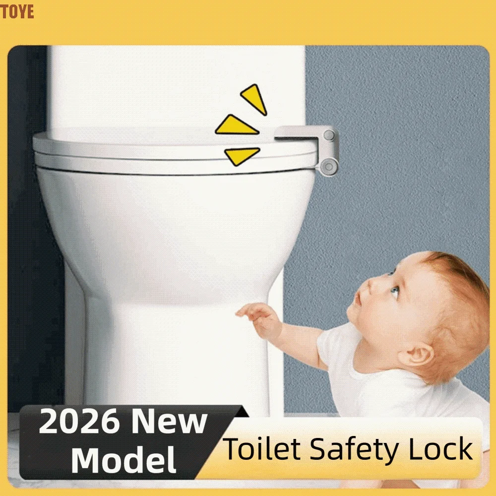 

Self Adhesive Toilet Locks Height Adjustable Baby Proof Toilet Seat Locks for Toddler Easy Installation No Tools Needed