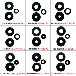 Rear Camera Lens For Xiaomi Redmi Note 13 12 11 Pro Plus 5G 4G Back Camera glass Lens With Glue Adhesive Sticker