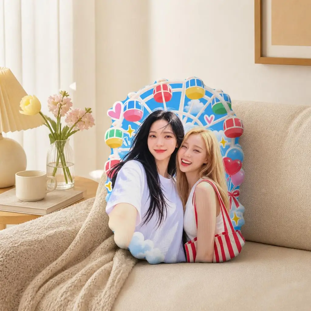 Kpop Winrina carnival Shaped Pillow Cushion Irregular Stuffed Throw Pillow for Sofa Home Decoration Gift