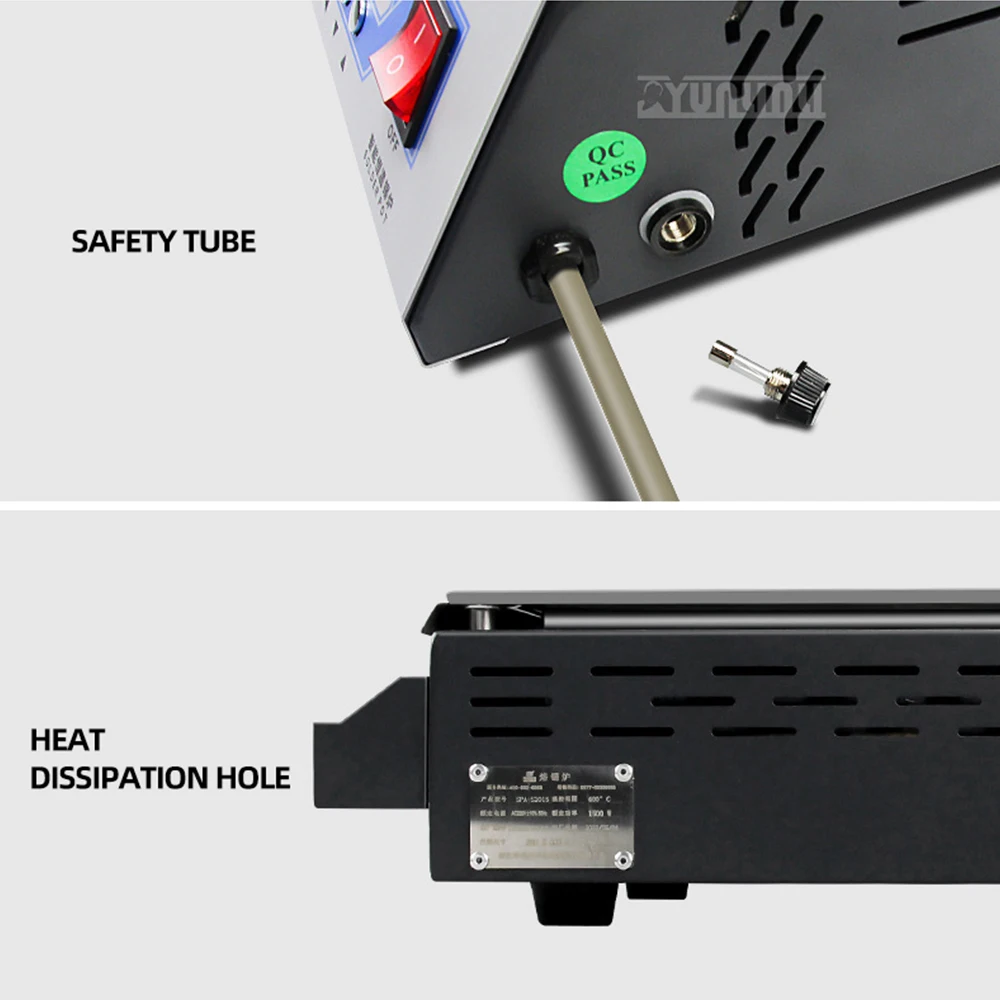 700w 220v Solder Pot Tin Melting Furnace Rectangular Thermoregulation Soldering Desoldering Bath Temperature Ajustable