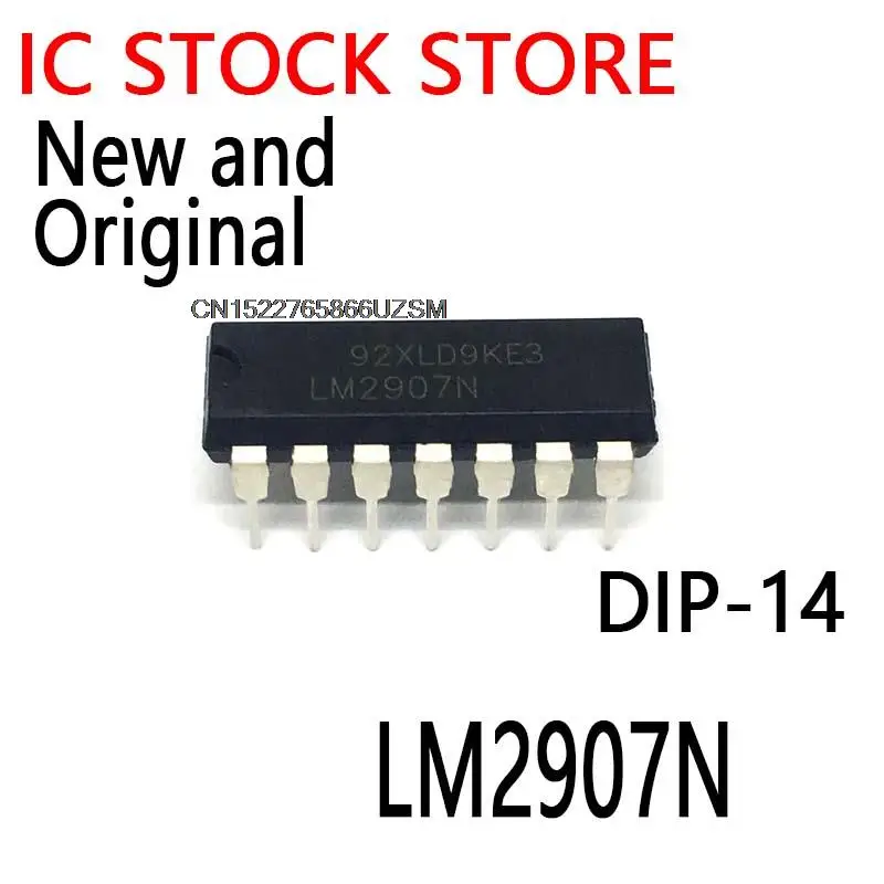 50PCS New and Original  DIP-14 LM2907   IC LM2907N