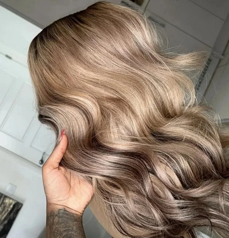 

Женский парик, мягкая объемная волна, классический каштаново-коричневый синтетический парик спереди, выделенный омбре, высокое качество, дешевый парик на распродаже