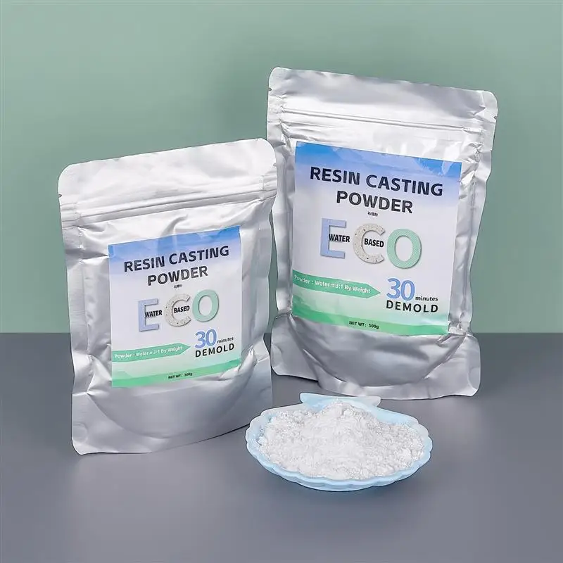 300/500g DIY High Density Gypsum Powder Gypsum Casting Production Material Cement Clay Craft Gypsum Form Production Material