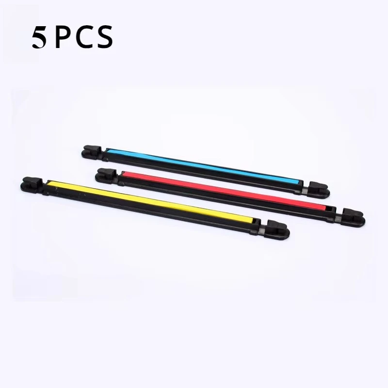 5 Stücke Angelrute Wicklung Clip Stange Wicklung Stick Reel Klemmen Angelruten Reel Platte Praktische Linie Wrap Angelzubehör