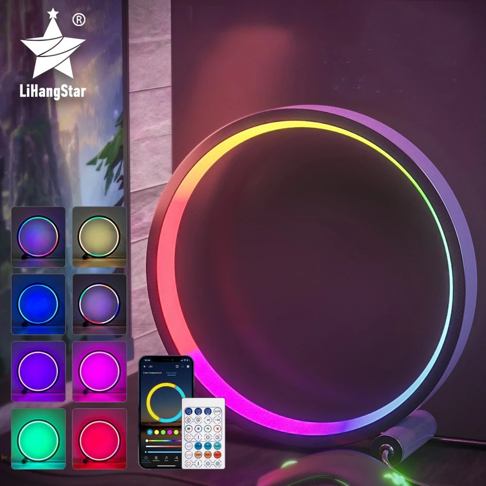 Muziek-Lámpara de luz led para escritorio, atenuador de intensidad para juegos de mesa, barra de deslizamiento en vivo