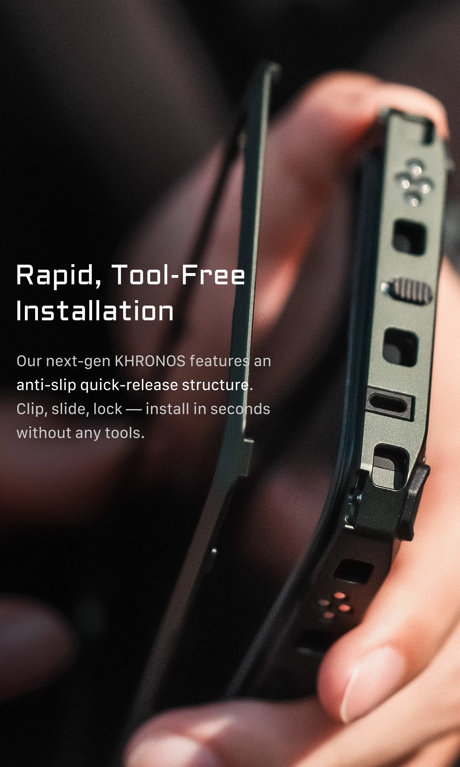 TILTA Khronos Cage Kit für iPhone 16 Pro/Pro Max mit Magnetkartenhalterung – Detail 13