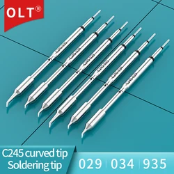 C245-029 C245-034 C245-935 Bent soldering tips C245-957 943 933 937  For T245 JBC Soldering Station  Welding Handles