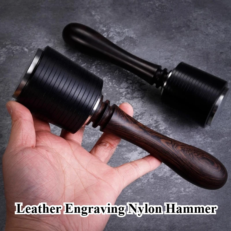 

Удлиненная ручка, изделия из кожи, нейлоновый молоток с гравировкой, сделай сам, кожаные поделки, рюкзак/пояс/кошелек, перфорационное оборудование, монтажный молоток