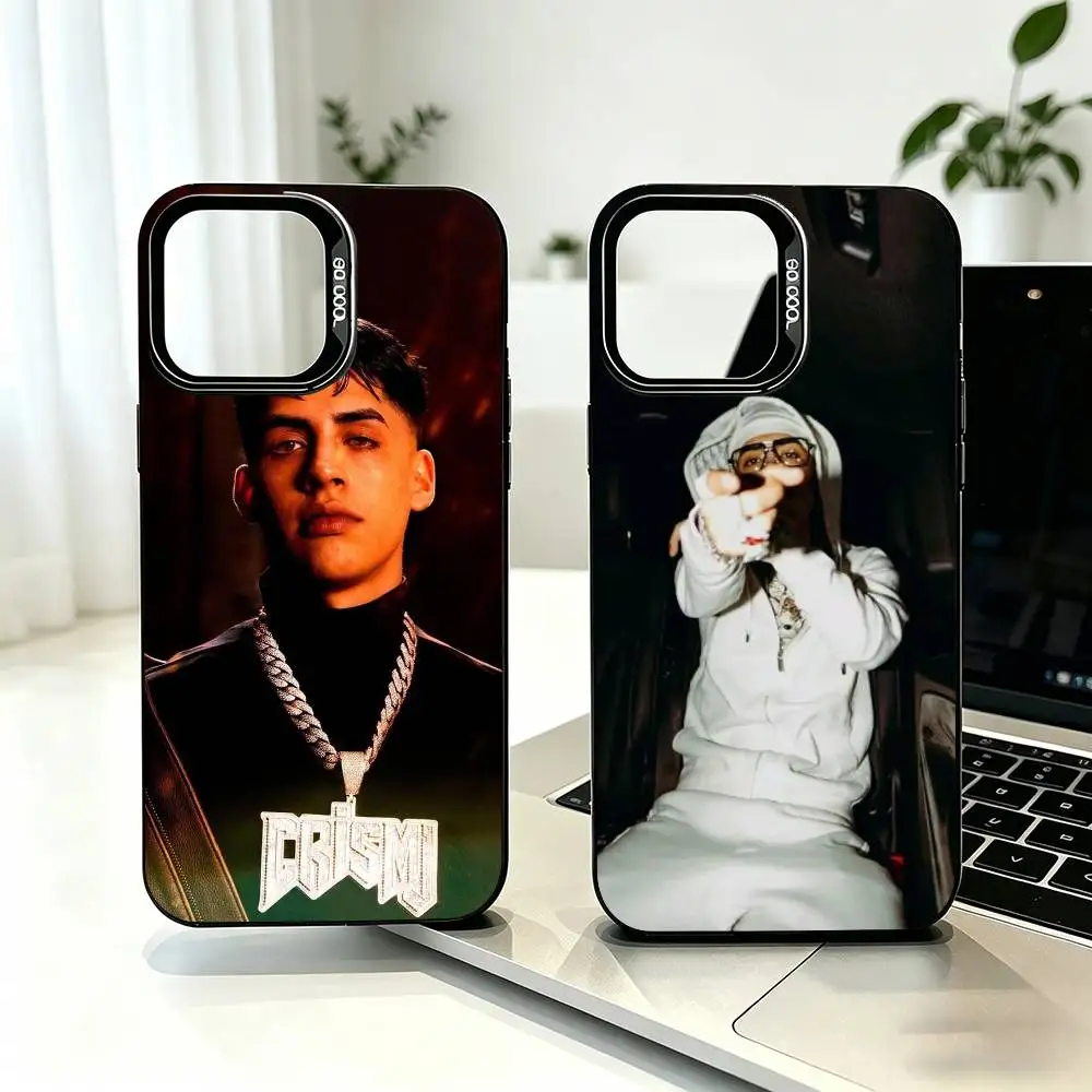 

S-Singer Cris MJ-J Phone Case For iPhone 17,16,15,14,13,12,11 Plus,Pro Max,XS,Colorful Silver Black Cover